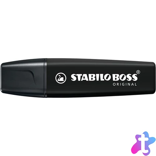 Szövegkiemelő, marker, 2-5 mm, STABILO "BOSS original NatureCOLORS", fekete