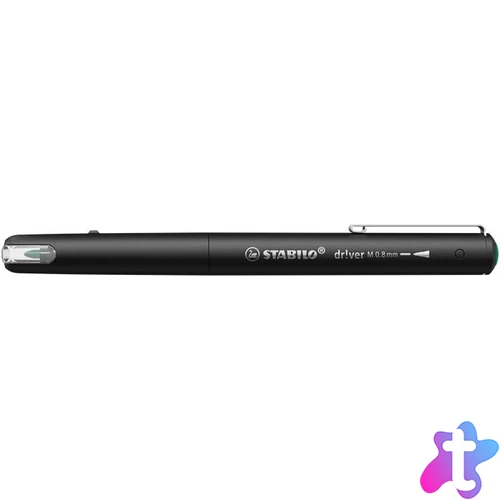 Filctoll, 0,8 mm, STABILO "dr!ver", zöld