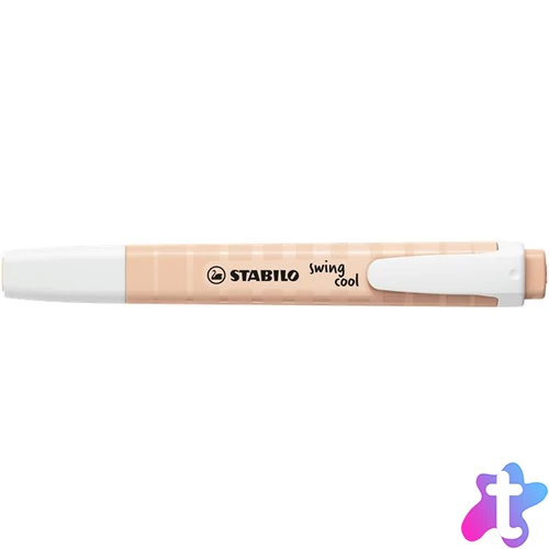 Szövegkiemelő, 1-4 mm, STABILO "Swing cool NatureCOLORS", bézs