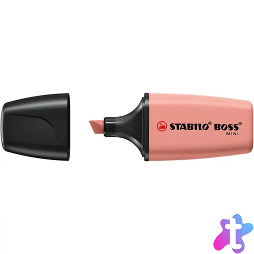 Szövegkiemelő, 1-4 mm, STABILO "Boss Mini Nature vibes", vörösbarna