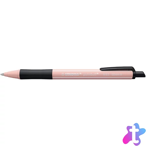 Golyóstoll, 0,5 mm, nyomógombos, hajnalpír tolltest, STABILO "NatureCOLORS Wildflowers", kék