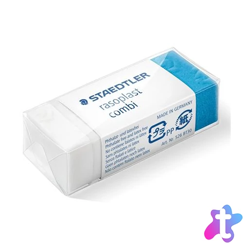 Radír, kombinált, STAEDTLER "Rasoplast Combi 526 BT"