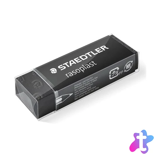 Radír, STAEDTLER "Rasoplast B20", fekete