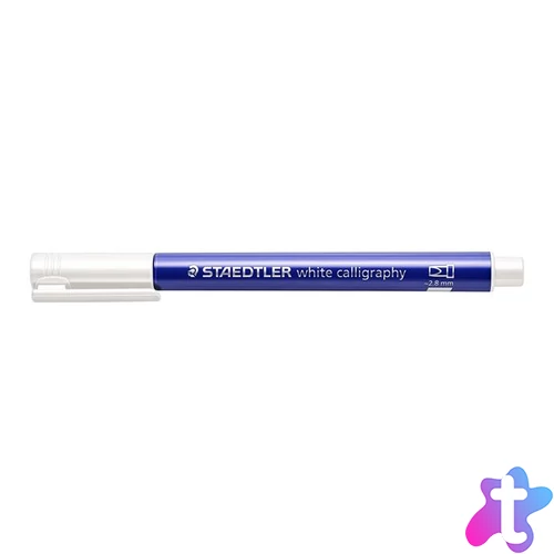Kalligrafikus marker, STAEDTLER "8325", fehér