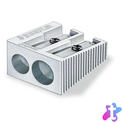 Hegyező, kétlyukú, fém, STAEDTLER "510 20"