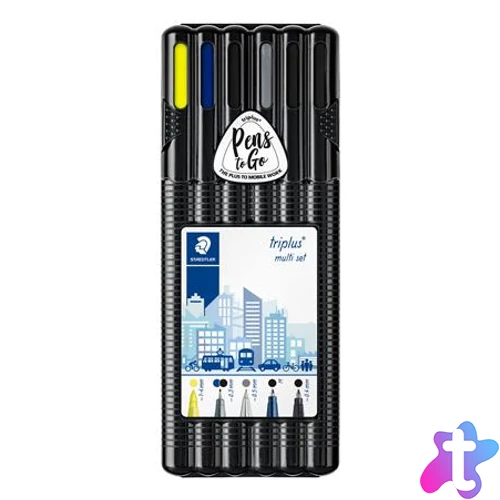 Vegyes írószer készlet, 6 darabos, STAEDTLER "Triplus® multi set 34"