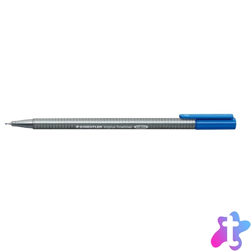 Tűfilc, 0,3 mm, STAEDTLER "Triplus 334", ciánkék
