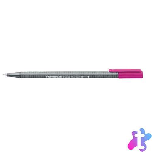 Tűfilc, 0,3 mm, STAEDTLER "Triplus 334", sötétmályva