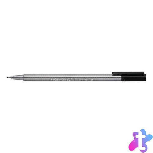 Tűfilc, 0,3 mm, STAEDTLER "Triplus 334", fekete