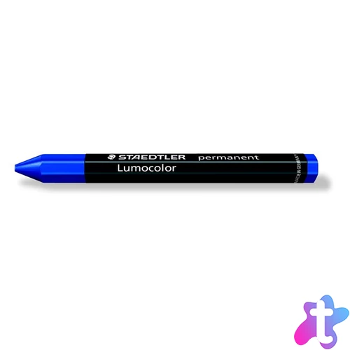 Jelölőkréta, mindenre író, vízálló (omnigraph), STAEDTLER "Lumocolor 236", kék