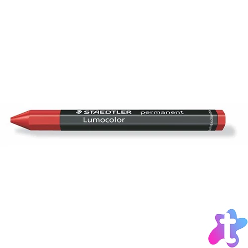 Jelölőkréta, mindenre író, (omnigraph), STAEDTLER "Lumocolor 236", piros