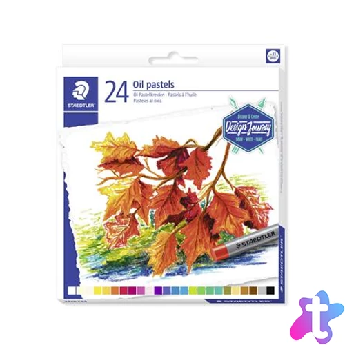 Olajpasztell kréta, STAEDTLER "2420", 24 különböző szín
