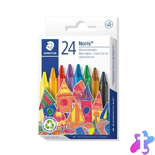 Zsírkréta, STAEDTLER "Noris 220", 24 különböző szín