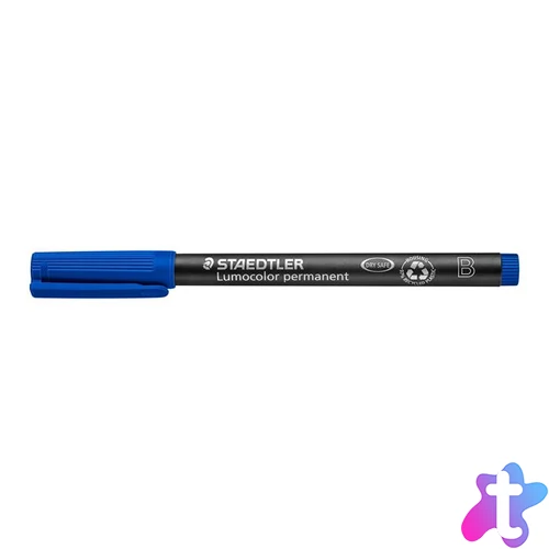 Alkoholos marker, OHP, 1-2,5 mm, STAEDTLER "Lumocolor® 314 B", kék