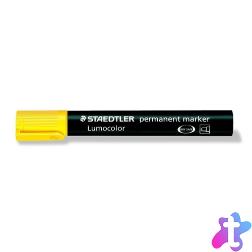 Alkoholos marker, 2 mm, kúpos, STAEDTLER "Lumocolor® 352", sárga