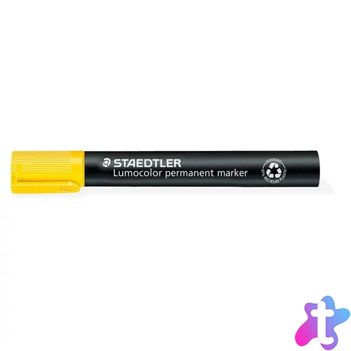 Alkoholos marker, 2 mm, kúpos, STAEDTLER "Lumocolor® 352", sárga