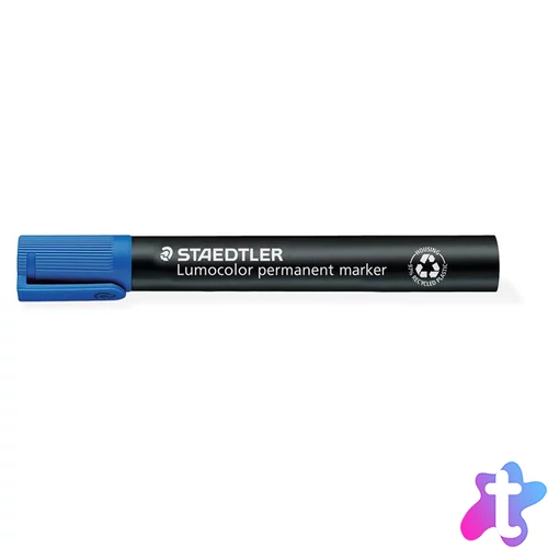 Alkoholos marker, 2 mm, kúpos, STAEDTLER "Lumocolor® 352", kék