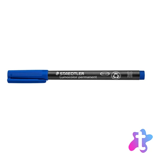 Alkoholos marker, OHP, 1 mm, STAEDTLER "Lumocolor® 317 M", kék