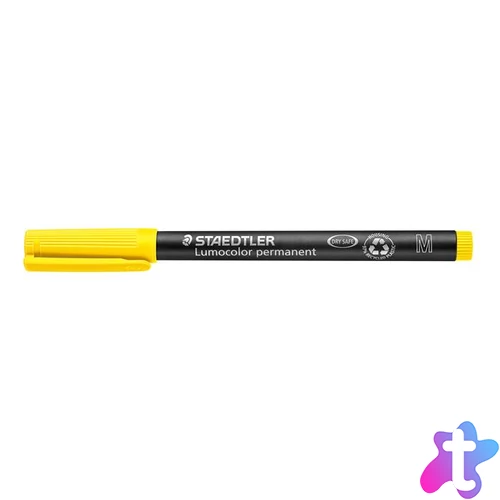 Alkoholos marker, OHP, 1 mm, STAEDTLER "Lumocolor® 317 M", sárga