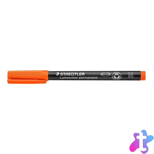 Alkoholos marker, OHP, 1 mm, STAEDTLER "Lumocolor® 317 M", narancssárga