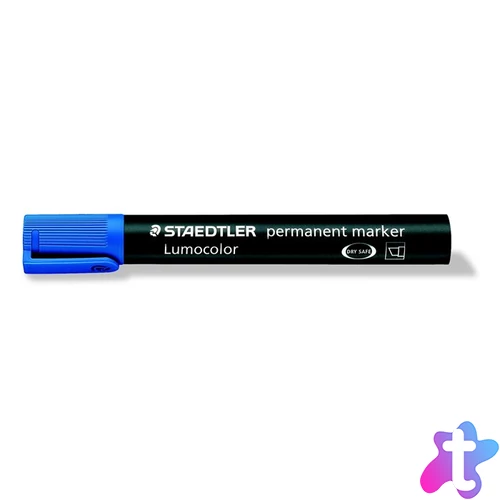 Alkoholos marker, 2-5 mm, vágott, STAEDTLER "Lumocolor® 350", kék