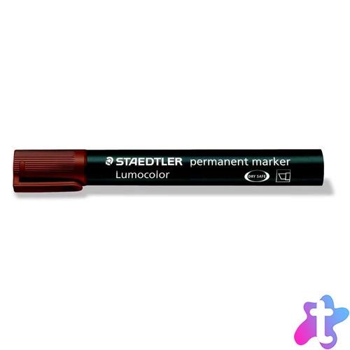Alkoholos marker, 2-5 mm, vágott, STAEDTLER "Lumocolor® 350", barna