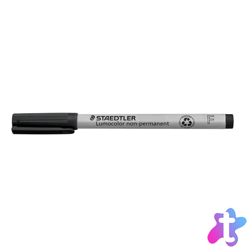 Alkoholmentes marker, OHP, 0,6 mm, STAEDTLER "Lumocolor® 316 F", fekete