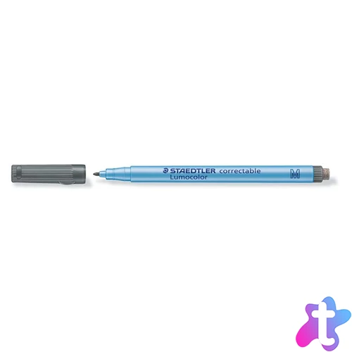 Alkoholmentes marker, OHP, 1 mm, STAEDTLER "Lumocolor® 305 M", fekete