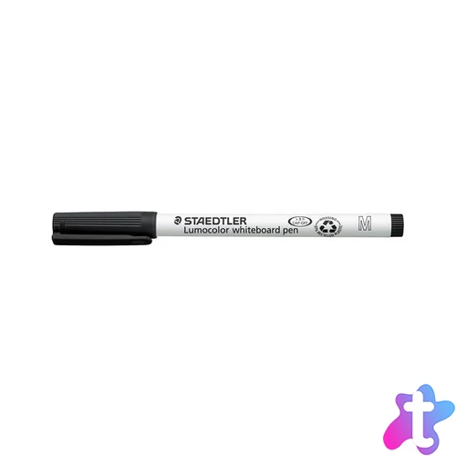 Táblamarker, 1 mm, M, kúpos, STAEDTLER "Lumocolor 301", fekete