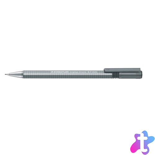 Nyomósirón, 0,7 mm, STAEDTLER "Triplus Micro 774", szürke