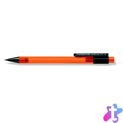Nyomósirón, 0,5 mm, STAEDTLER "Graphite 777", narancssárga