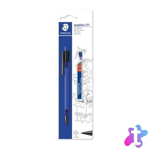 Nyomósirón és grafitbél, 0,5 mm, STAEDTLER "Graphite 777", vegyes színek