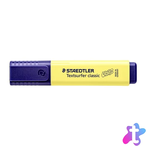 Szövegkiemelő, 1-5 mm, STAEDTLER "Textsurfer Classic Pastel 364 C", sárga