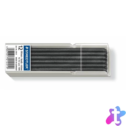 Jelölőkréta hegy, mindenre író, lemosható (omnichrom), STAEDTLER "Lumocolor 218", fekete