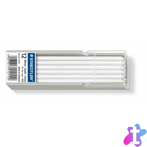 Jelölőkréta hegy, mindenre író, lemosható (omnichrom), STAEDTLER "Lumocolor 218", fehér