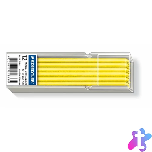 Jelölőkréta hegy, mindenre író, lemosható (omnichrom), STAEDTLER "Lumocolor 218", sárga
