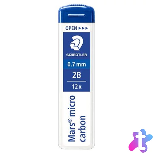 Grafitbél, 2B, 0,7 mm, STAEDTLER "Mars Micro Carbon 250"