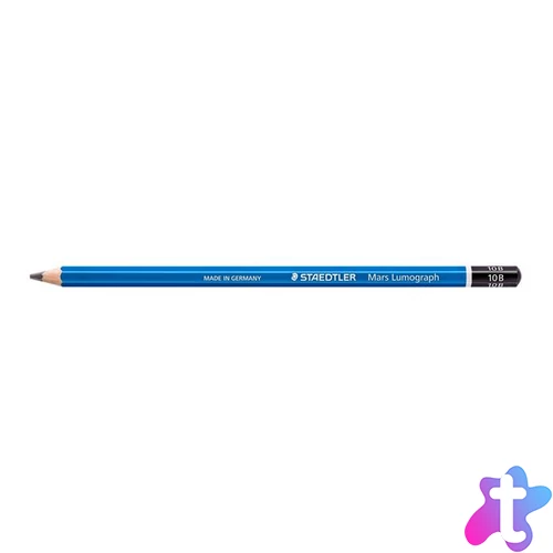 Grafitceruza, 10B, hatszögletű, STAEDTLER "Mars Lumograph 100"