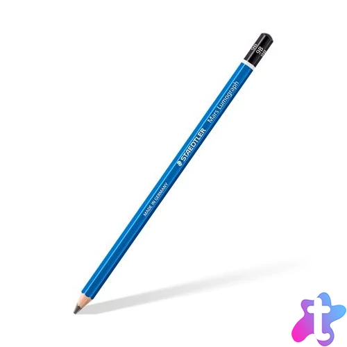 Grafitceruza, 9B, hatszögletű, STAEDTLER "Mars Lumograph 100"
