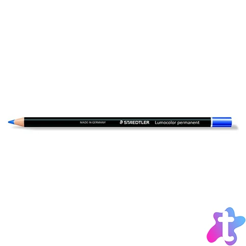 Jelölőceruza, mindenre író, vízálló (glasochrom), STAEDTLER "Lumocolor 108 20", kék