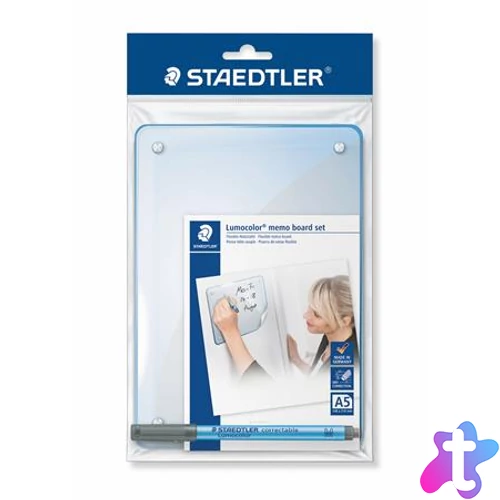 Üzenőtábla, öntapadó, írható, 21x14,8 cm, STAEDTLER "Lumocolor Memo Board 641 MB"