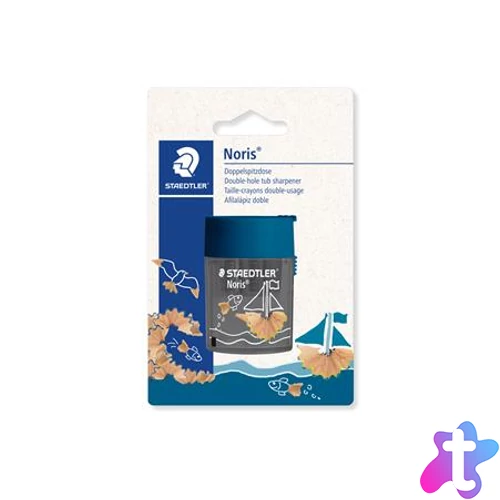 Hegyező, kétlyukú, tartályos, STAEDTLER "512", óceán