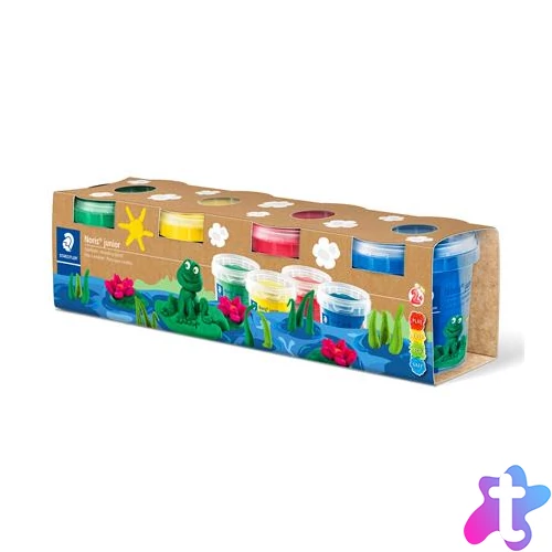 Modellező gyurma készlet, STAEDTLER "Noris® junior 813", 4 különböző szín