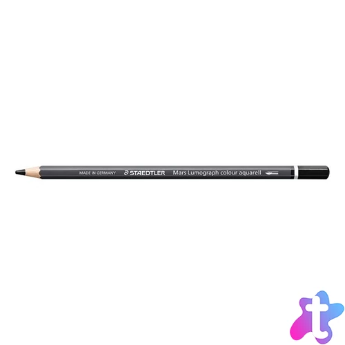 Akvarell színes ceruza, hatszögletű, STAEDTLER "Mars® Lumograph® 104", fekete