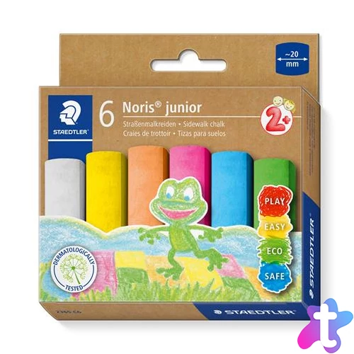 Aszfaltkréta, jumbo, STAEDTLER "Noris® Junior 2365", 6 szín