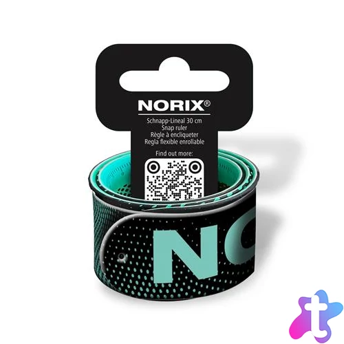 Vonalzó, rugalmas, csuklóra pattintható, 30 cm, STAEDTLER, "Norix® 565"