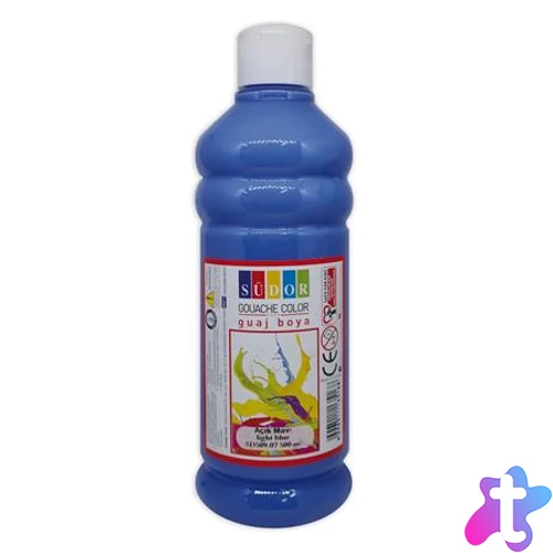 Tempera, 500 ml, Südor, világoskék