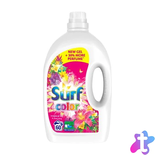 Mosógél, 60 mosáshoz, 3 l, SURF "Tropical"