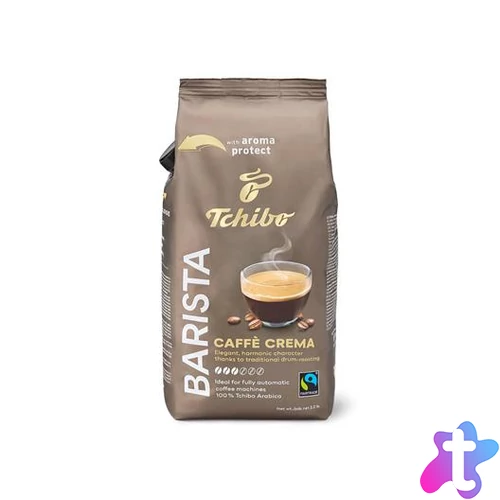 Kávé, pörkölt, szemes, 1000 g, TCHIBO "Barista Caffé Crema"