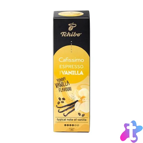 Kávékapszula, 10 db, TCHIBO "Cafissimo Espresso Vanilla"